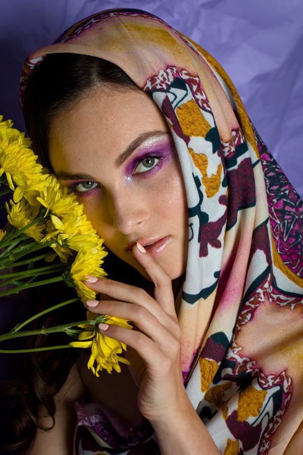 Sway Square Scarf Wearable Art La Vie Bien Sway Square Scarf