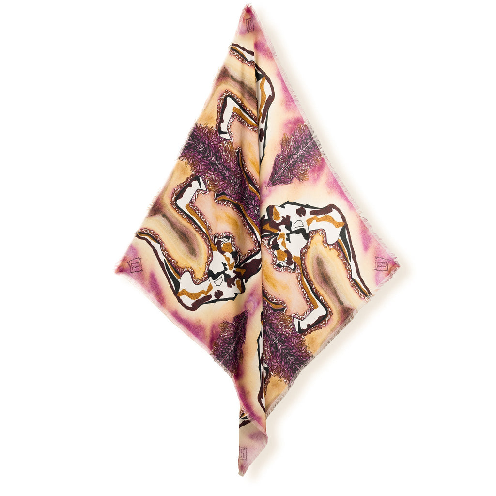 Sway Square Scarf Wearable Art La Vie Bien Sway Square Scarf