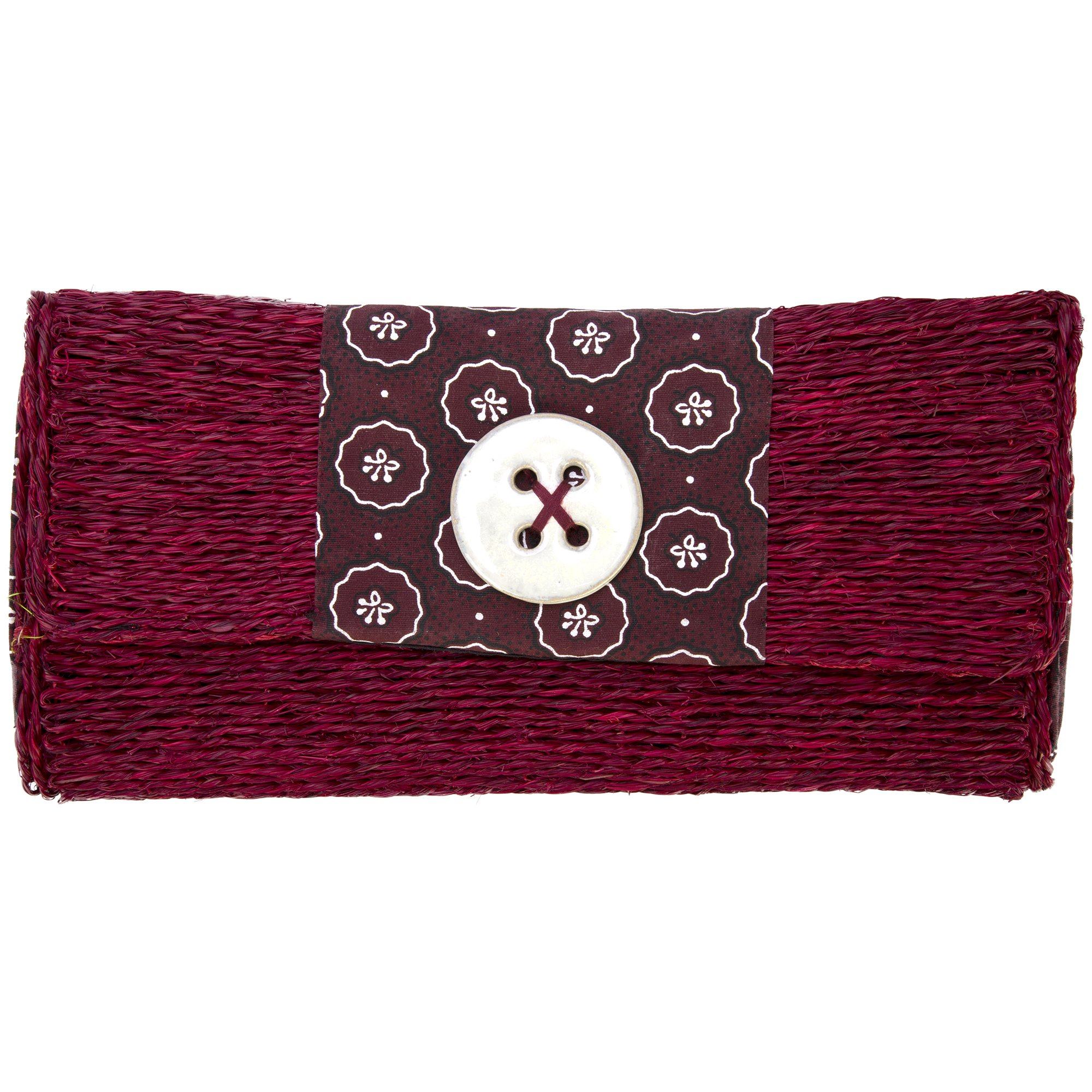Swazi Sweetgrass Clutch Clutch & Wallets & Coin Bags La Vie Bien Swazi Sweetgrass Clutch