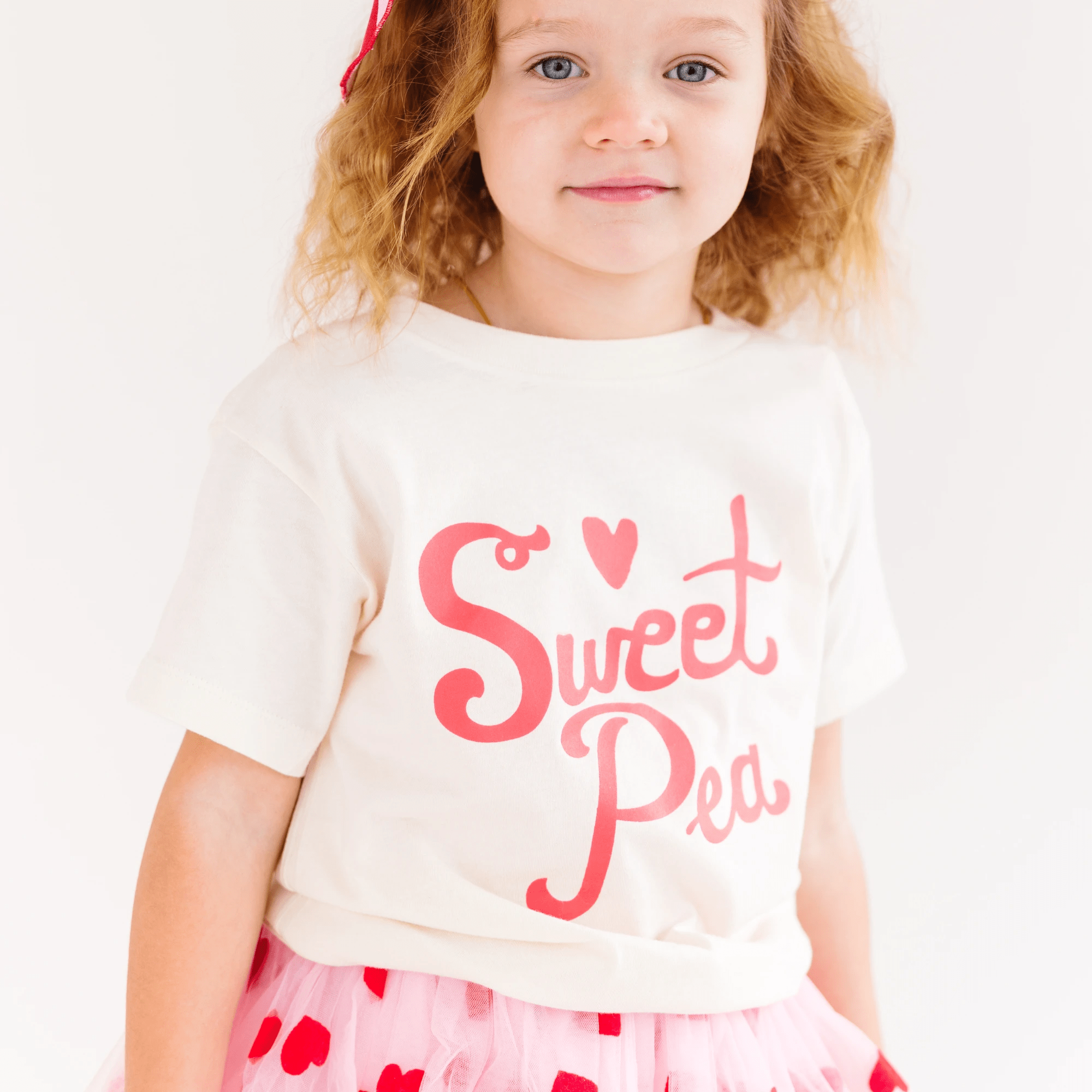 Sweet Pea toddler and youth tee shirt, Valentine's Day collection by Benny and Ray Apparel