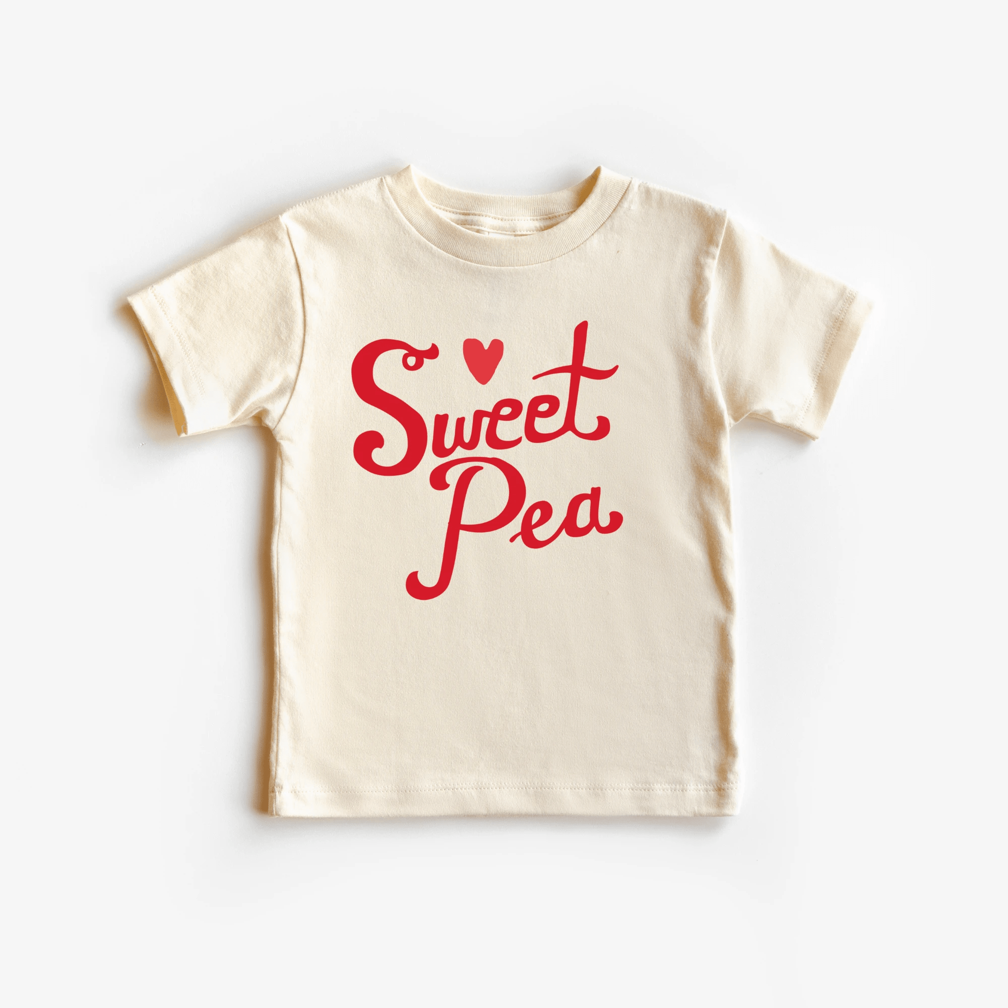 Sweet Pea toddler and youth tee shirt, Valentine's Day collection by Benny and Ray Apparel