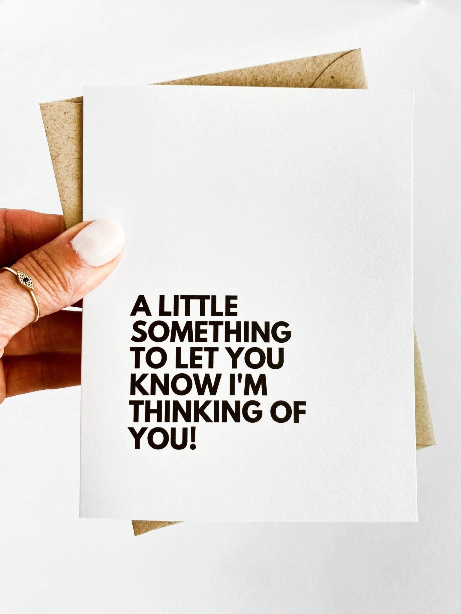Sweet Thinking of You Card – Simple and Heartfelt Just Because Card by Five Dot Post