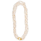 Swirling Strands Freshwater Pearl Necklace Necklaces - Fine La Vie Bien Swirling Strands Freshwater Pearl Necklace