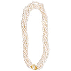 Swirling Strands Freshwater Pearl Necklace Necklaces - Fine La Vie Bien Swirling Strands Freshwater Pearl Necklace