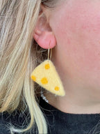 Swiss Cheese Earrings by honeyloomdesigns