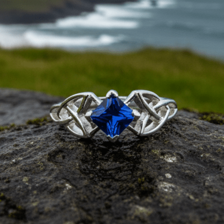 Sylvia Celtic Trinity Knot Ring Ring La Vie Bien Sylvia Celtic Trinity Knot Ring
