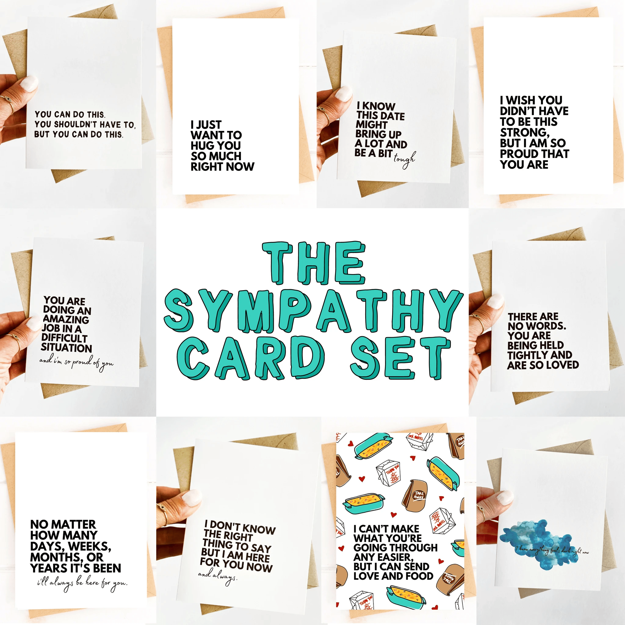 Sympathy and Loss Support Card Set by Five Dot Post