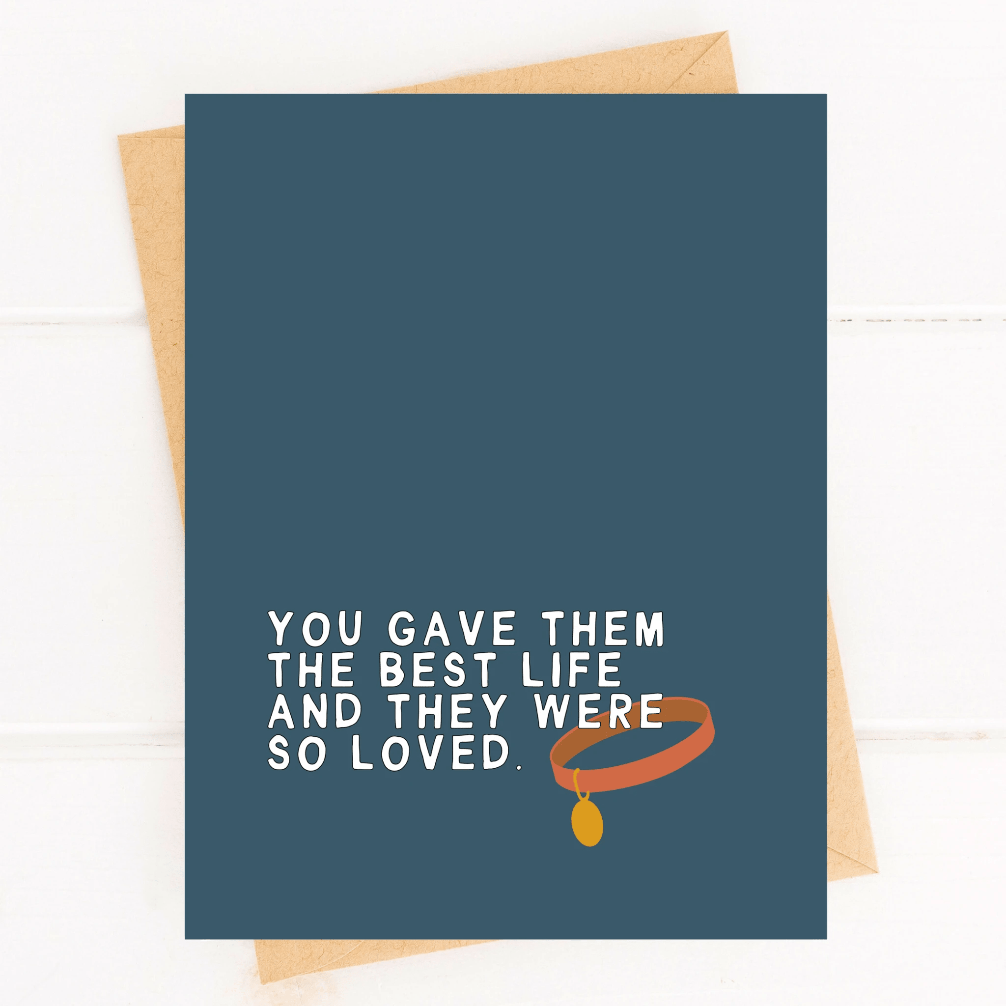 SYMPAWTHY™ Sweet Pet Sympathy Card for Dog Loss Pet Parent Grief Card by Five Dot Post