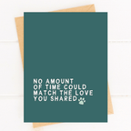SYMPAWTHY™ Sweet Pet Sympathy Card for Pet Loss Pet Parent Grief Card by Five Dot Post