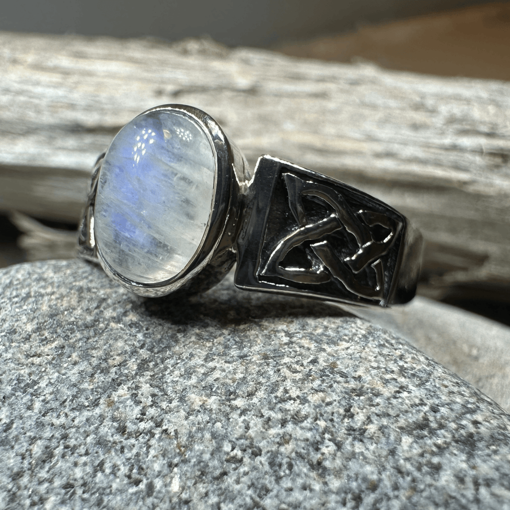 Syra Celtic Knot Ring in Sterling Silver Ring La Vie Bien Syra Celtic Knot Ring in Sterling Silver