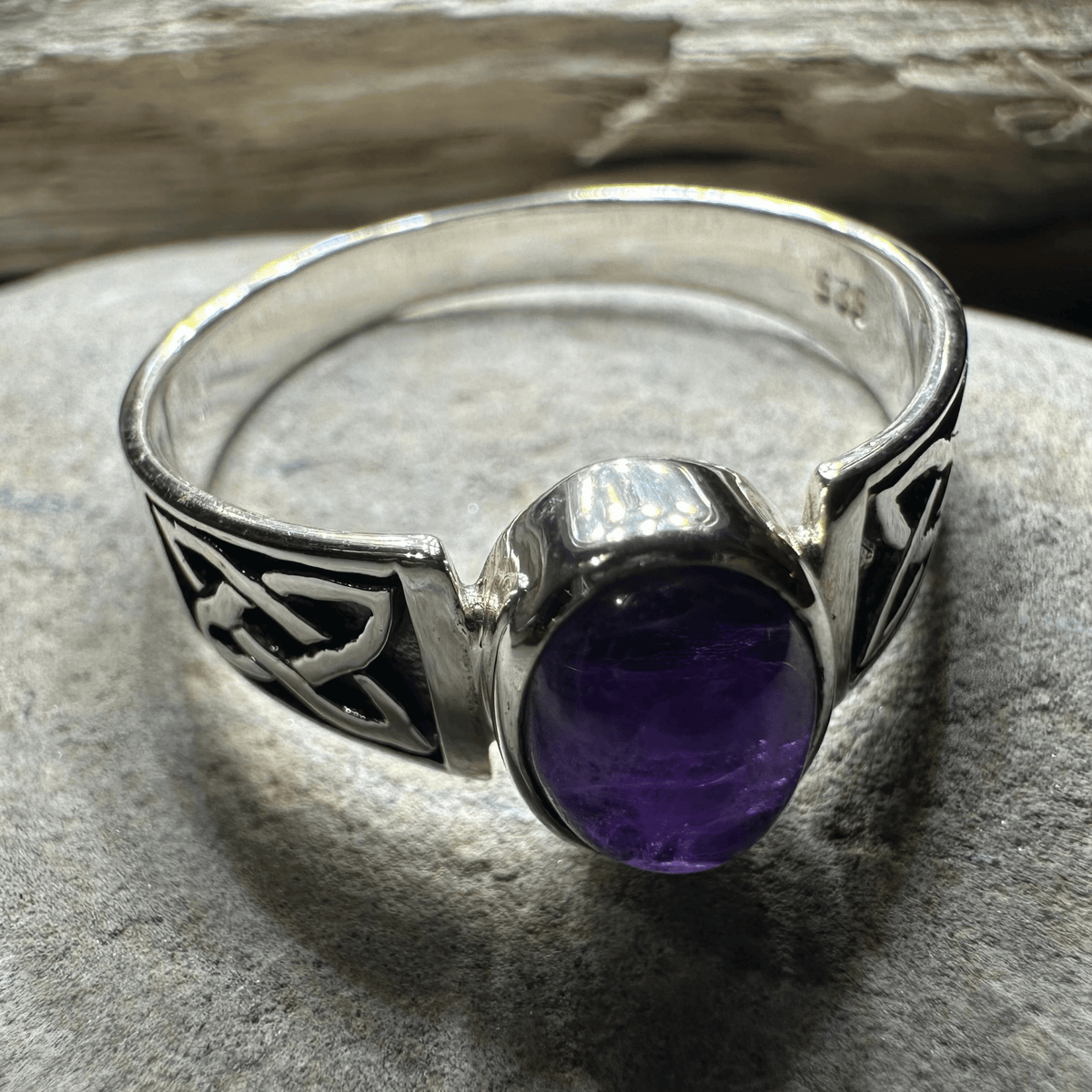 Syra Celtic Knot Ring in Sterling Silver Ring La Vie Bien Syra Celtic Knot Ring in Sterling Silver