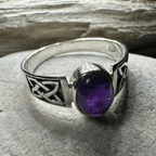 Syra Celtic Knot Ring in Sterling Silver Ring La Vie Bien Syra Celtic Knot Ring in Sterling Silver