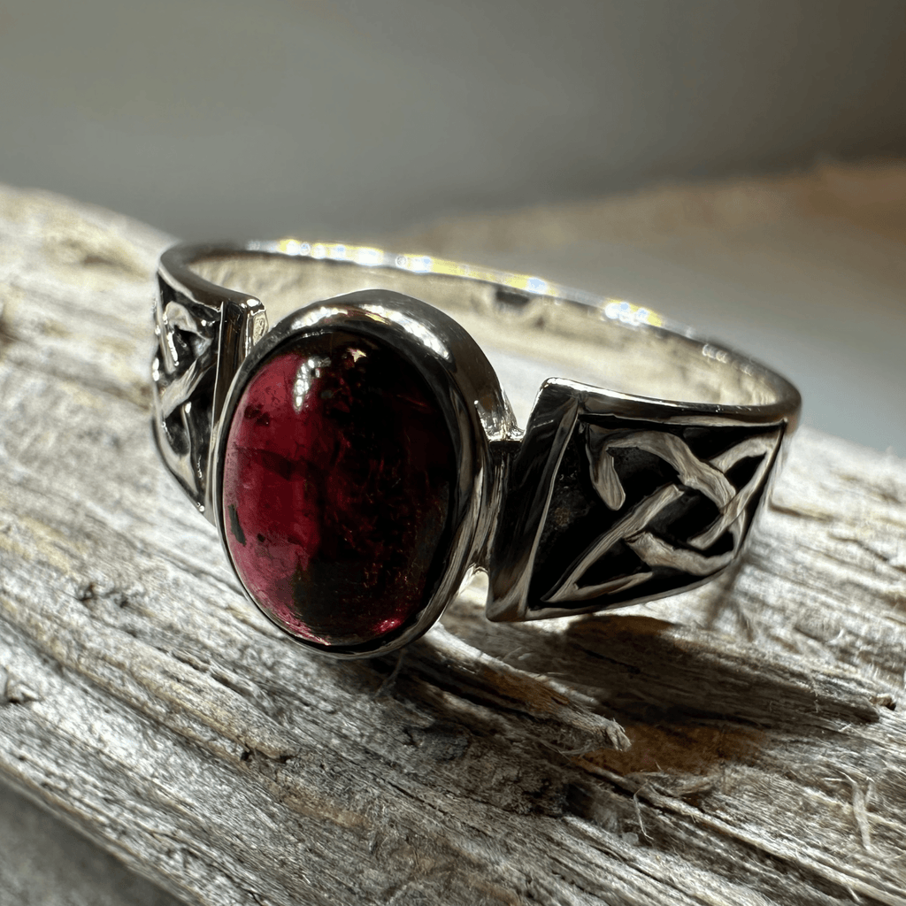 Syra Celtic Knot Ring in Sterling Silver Ring La Vie Bien Syra Celtic Knot Ring in Sterling Silver
