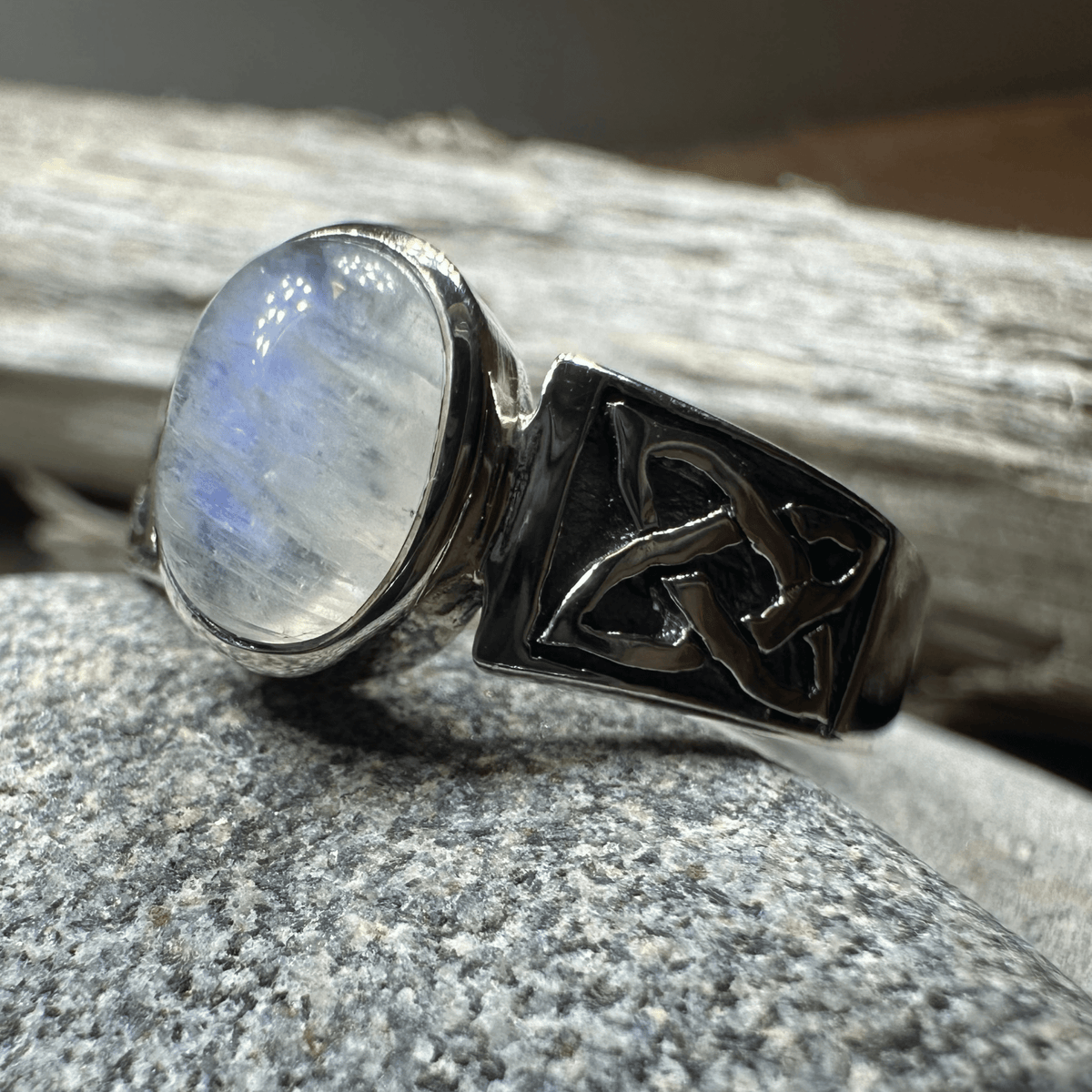 Syra Celtic Knot Ring in Sterling Silver Ring La Vie Bien Syra Celtic Knot Ring in Sterling Silver