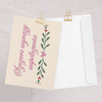 Szczere wyrazy współczucia Polish sympathy Greeting card Greeting card La Vie Bien Szczere wyrazy współczucia Polish sympathy Greeting card