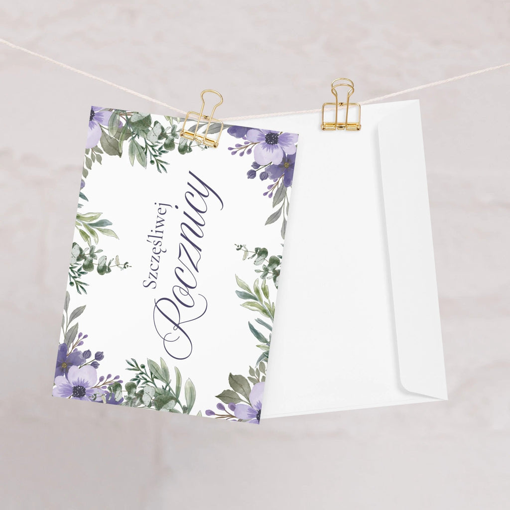 Szczęśliwej Rocznicy Greeting card by La Vie Bien