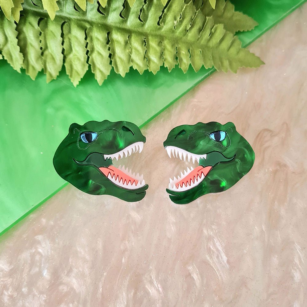 T Rex Dinosaur Brooch Set by Cherryloco Jewellery Brooches La Vie Bien T Rex Dinosaur Brooch Set by Cherryloco Jewellery