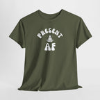 T-Shirt — "Present AF" Meditation Graphic Tee by Printify