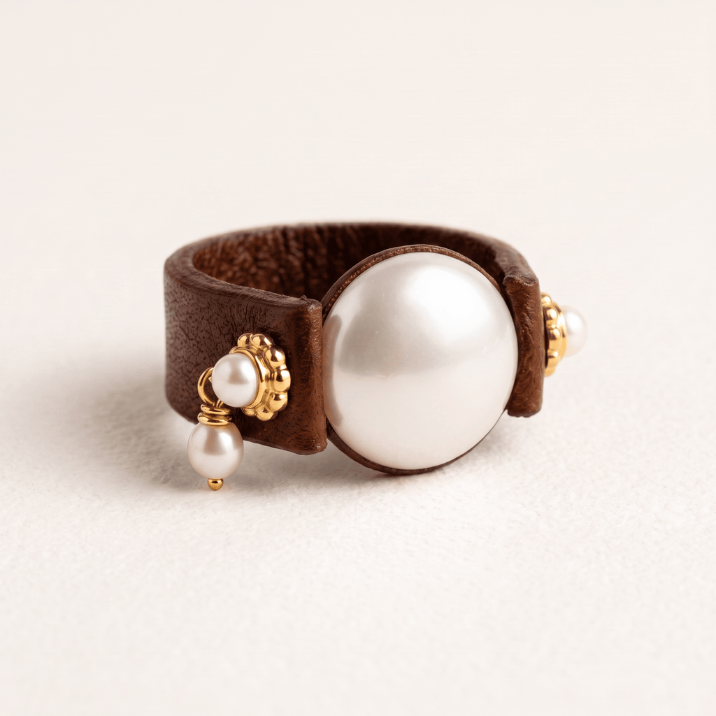 Tablet Faux Pearl Ring Ring La Vie Bien Tablet Faux Pearl Ring