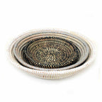 Tabletop Basket Bowl Set - Black/ Grey/ White La Vie Bien Tabletop Basket Bowl Set - Black/ Grey/ White