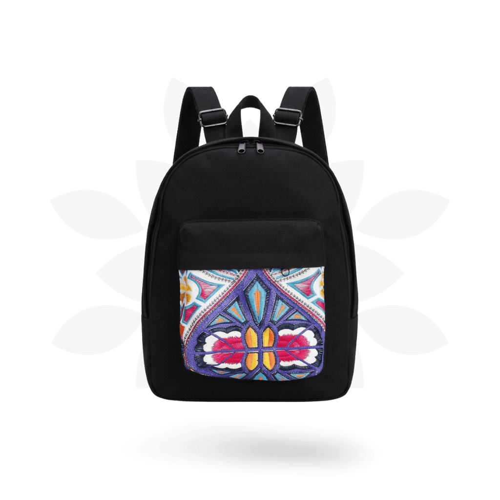 Tahj Embroidered Backpack - Thailand Bags La Vie Bien Tahj Embroidered Backpack - Thailand