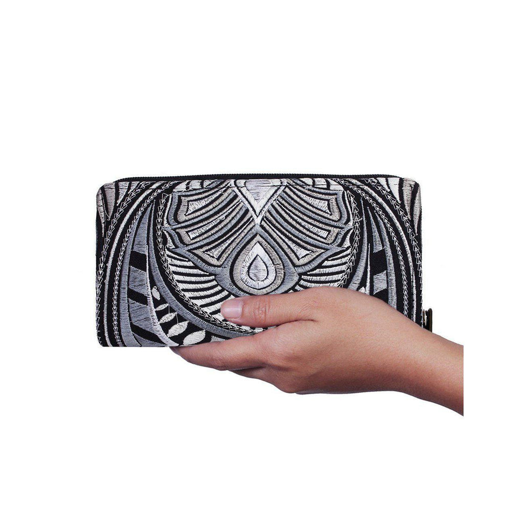 Tahj Embroidered Hmong Wallet - Thailand Bags La Vie Bien Tahj Embroidered Hmong Wallet - Thailand