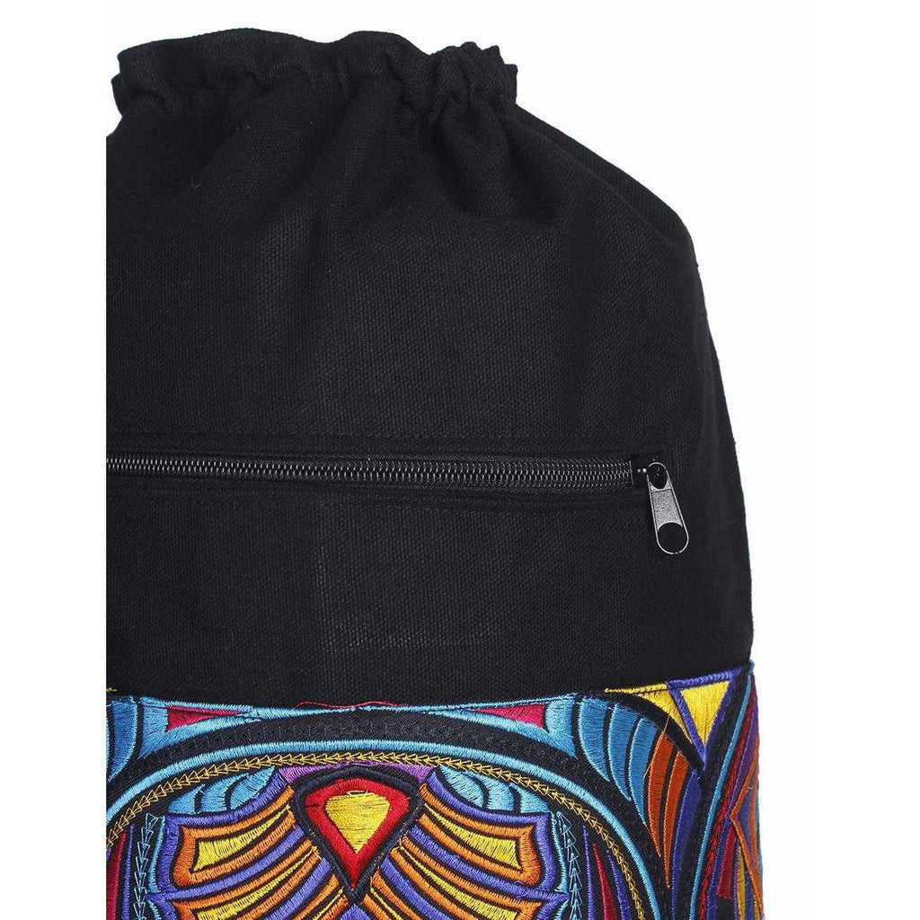Tahj Embroidered Hmong Yoga Bag - Thailand Bags La Vie Bien Tahj Embroidered Hmong Yoga Bag - Thailand