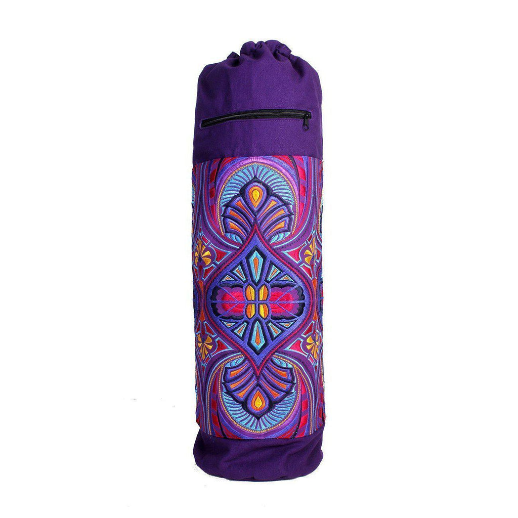 Tahj Embroidered Hmong Yoga Bag - Thailand Bags La Vie Bien Tahj Embroidered Hmong Yoga Bag - Thailand