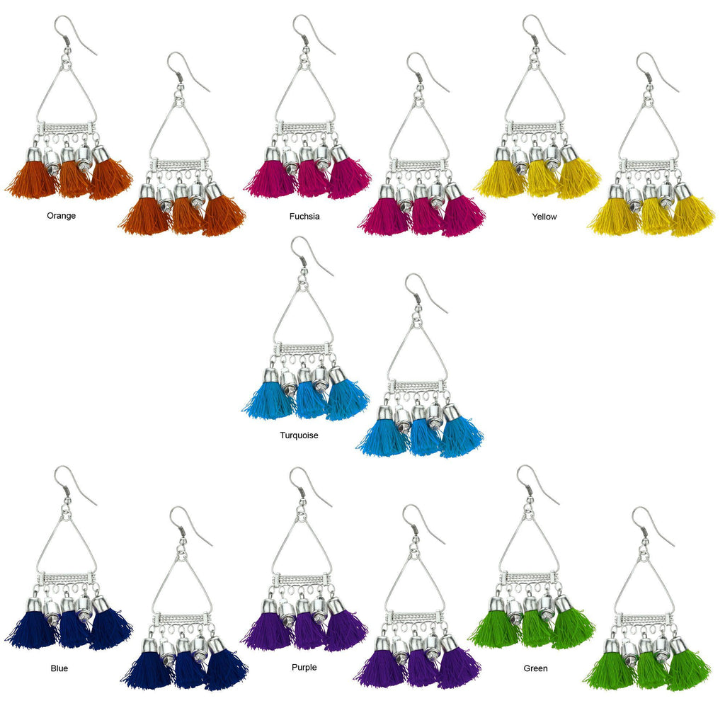 Taj Tassel Earrings Earrings - Fashion La Vie Bien Taj Tassel Earrings