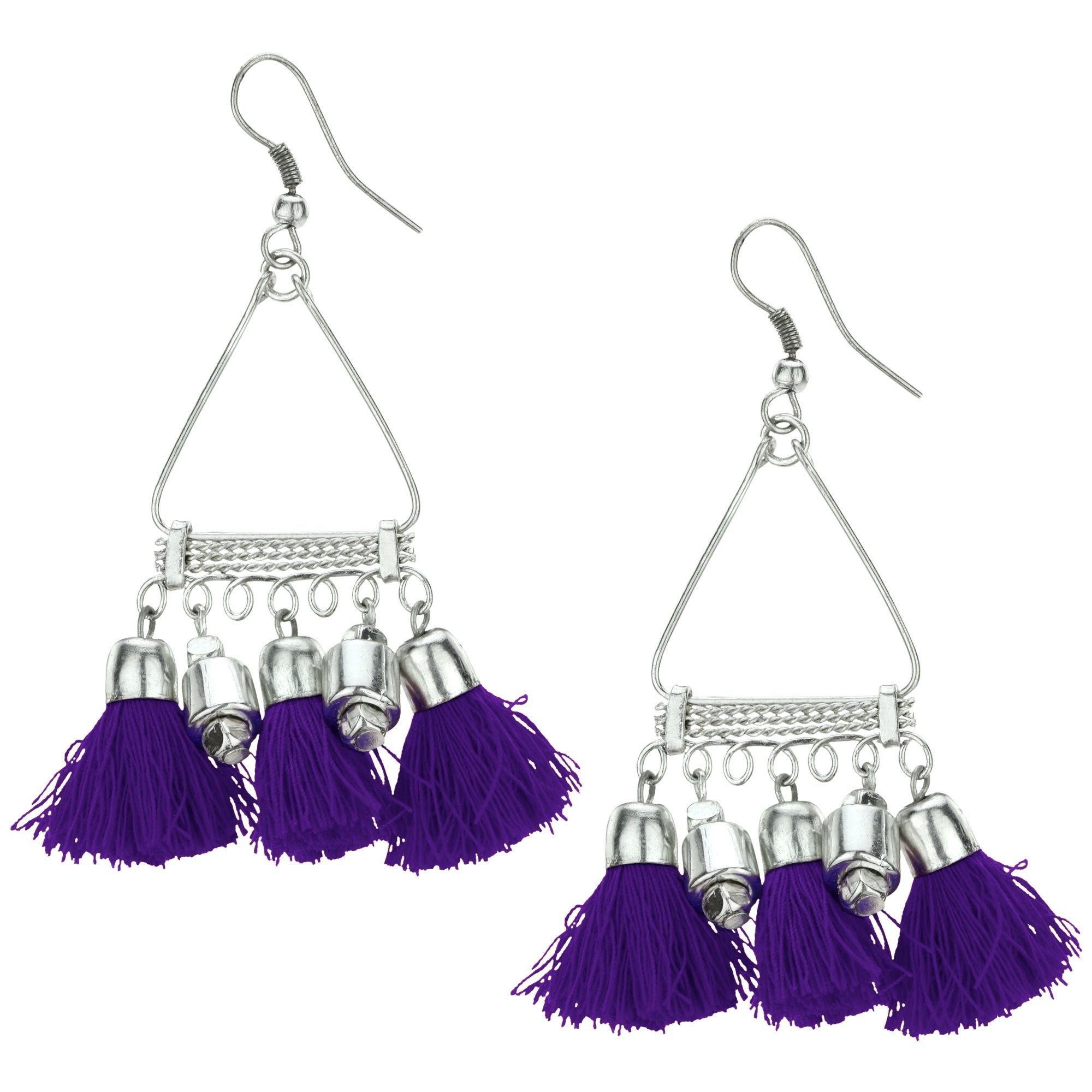 Taj Tassel Earrings Earrings - Fashion La Vie Bien Taj Tassel Earrings