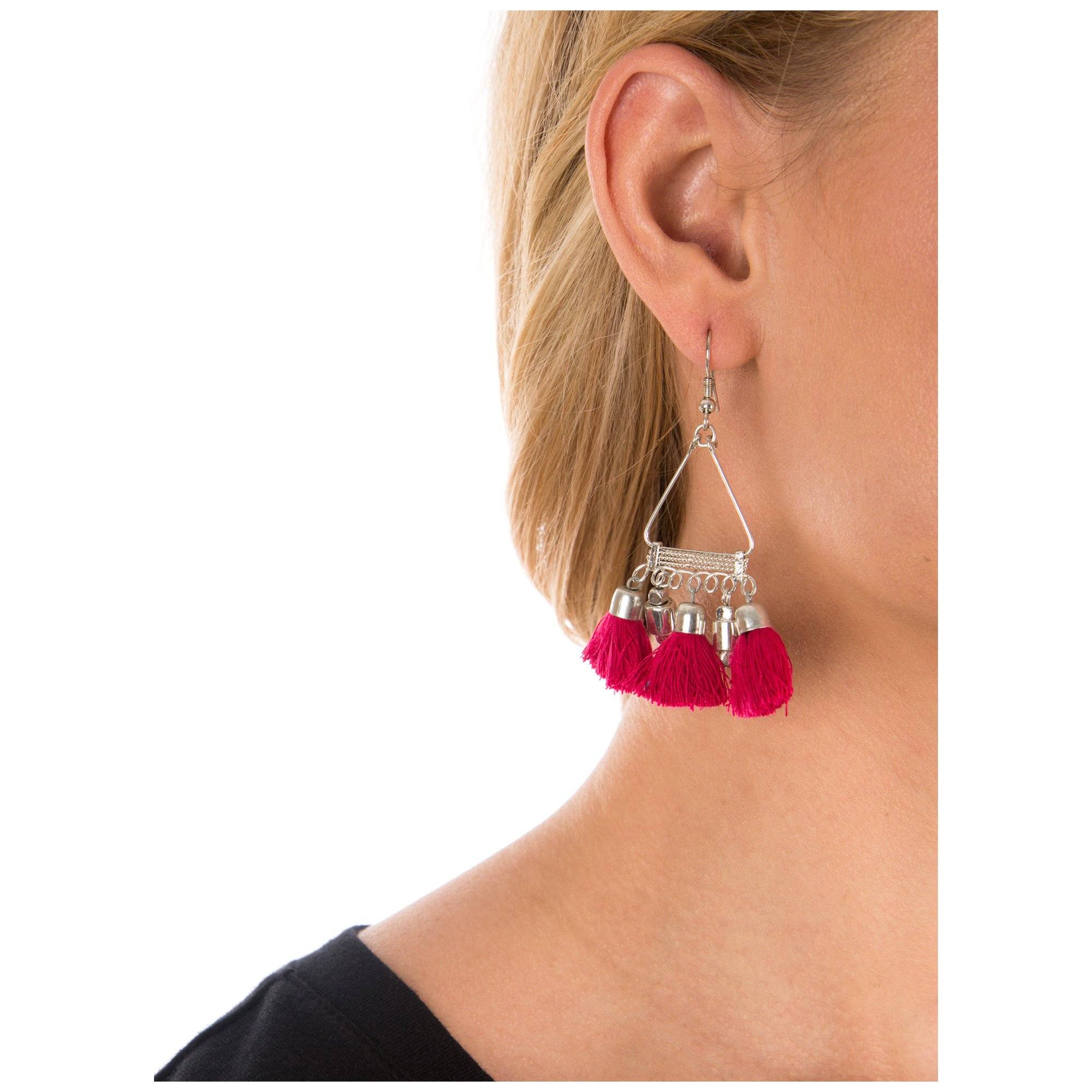Taj Tassel Earrings Earrings - Fashion La Vie Bien Taj Tassel Earrings