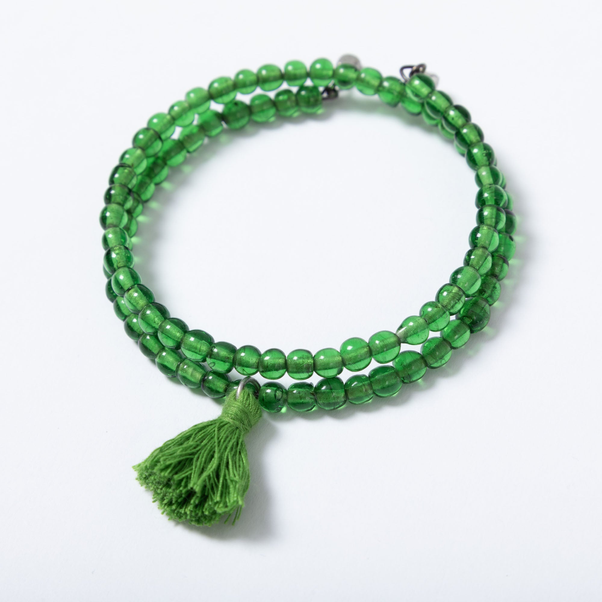 Taj Tassel Glass Bead Bracelet Bracelets - Fashion La Vie Bien Taj Tassel Glass Bead Bracelet