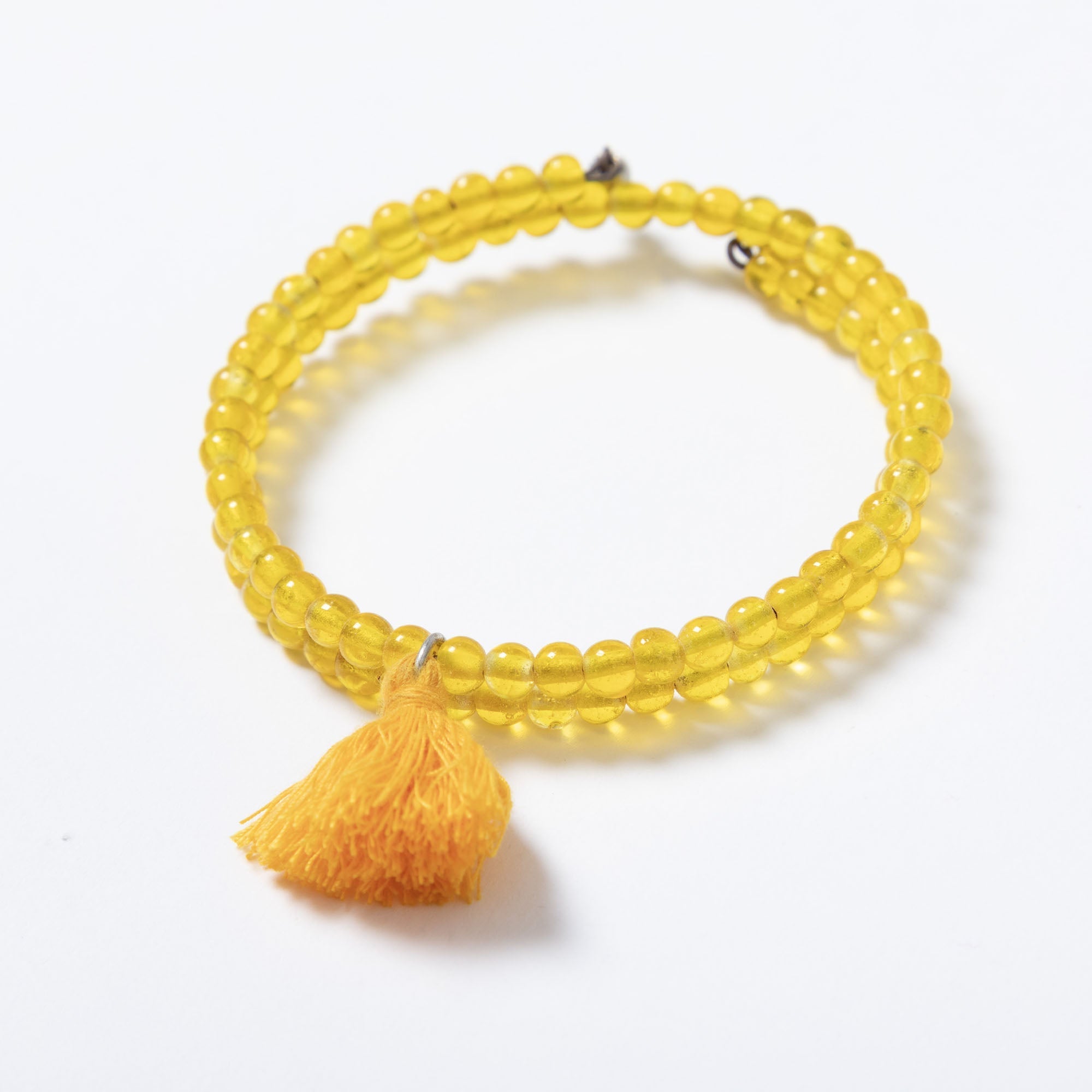 Taj Tassel Glass Bead Bracelet Bracelets - Fashion La Vie Bien Taj Tassel Glass Bead Bracelet