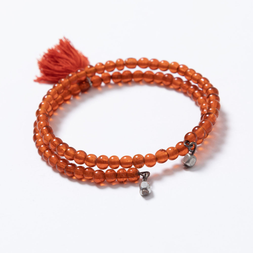 Taj Tassel Glass Bead Bracelet Bracelets - Fashion La Vie Bien Taj Tassel Glass Bead Bracelet