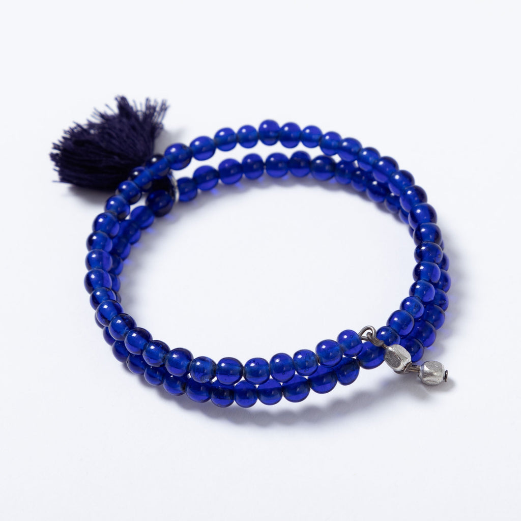 Taj Tassel Glass Bead Bracelet Bracelets - Fashion La Vie Bien Taj Tassel Glass Bead Bracelet
