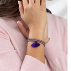 Taj Tassel Glass Bead Bracelet Bracelets - Fashion La Vie Bien Taj Tassel Glass Bead Bracelet