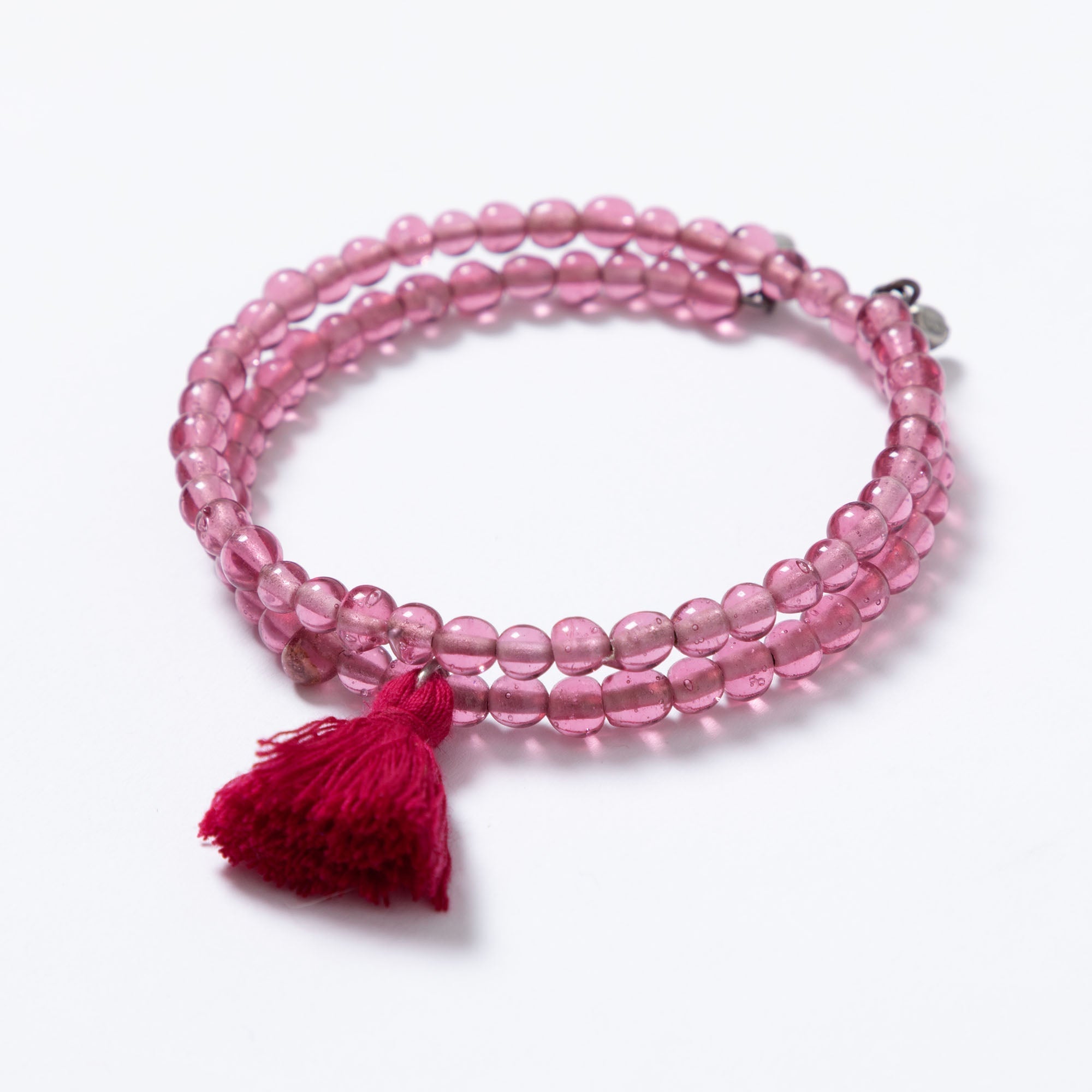 Taj Tassel Glass Bead Bracelet Bracelets - Fashion La Vie Bien Taj Tassel Glass Bead Bracelet