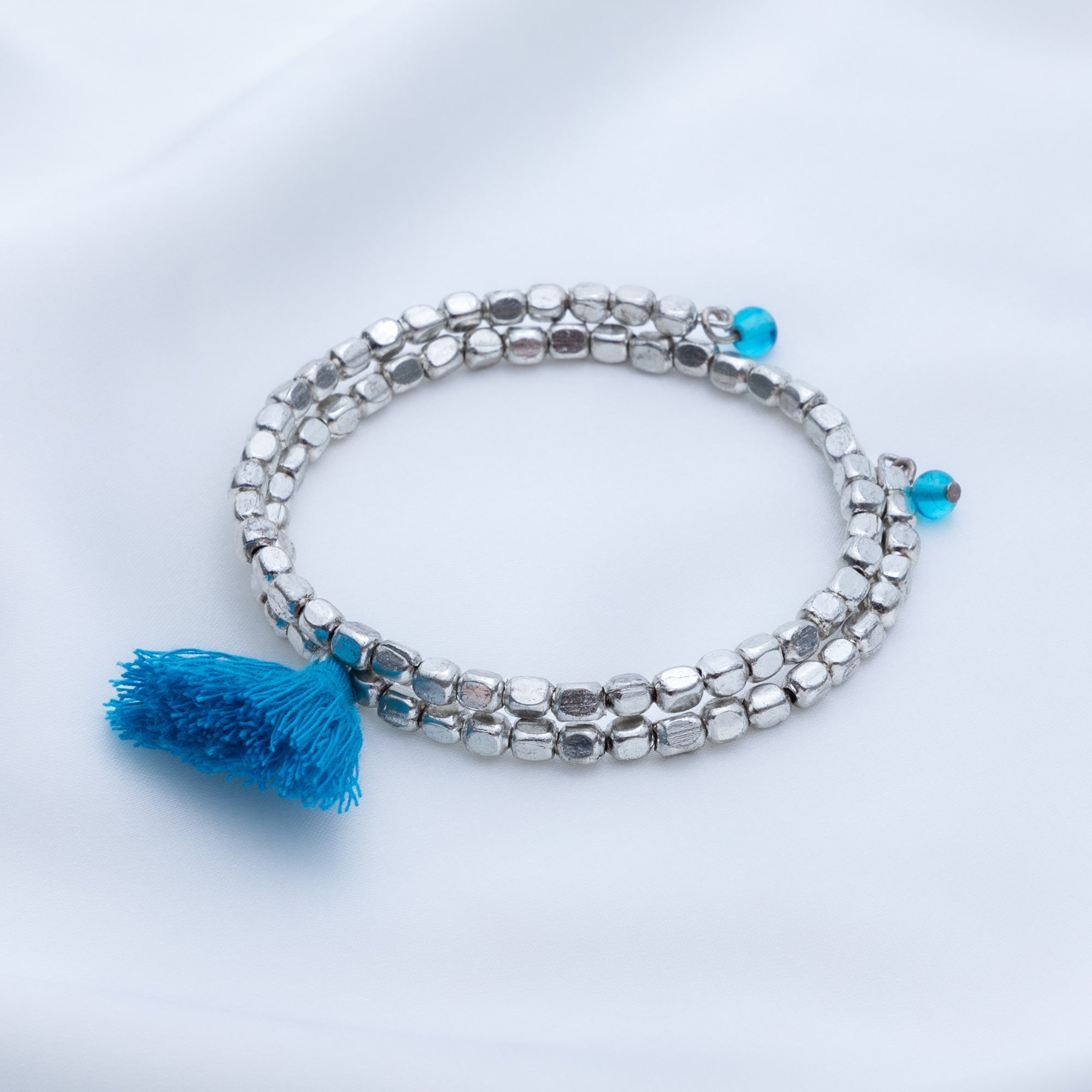 Taj Tassel Metal Bead Bracelet Bracelets - Fashion La Vie Bien Taj Tassel Metal Bead Bracelet