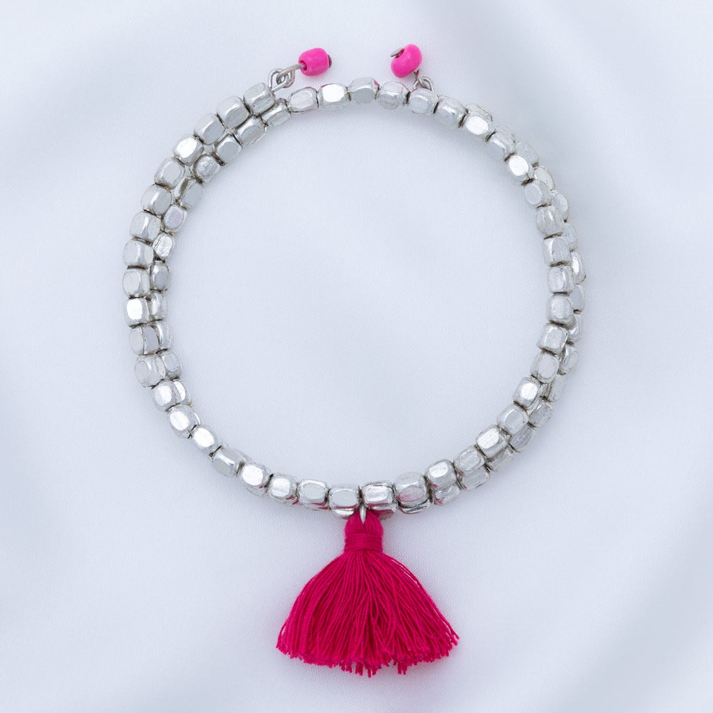 Taj Tassel Metal Bead Bracelet Bracelets - Fashion La Vie Bien Taj Tassel Metal Bead Bracelet