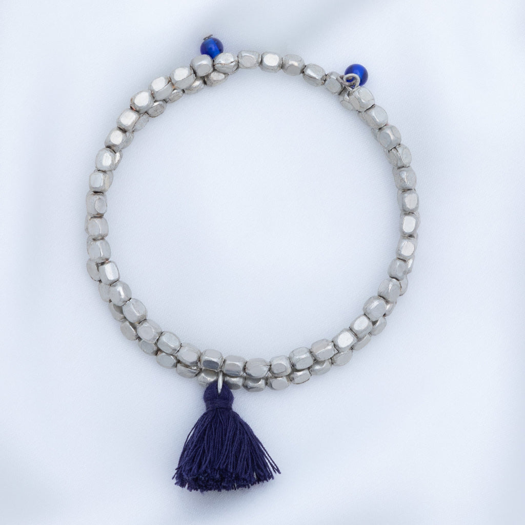 Taj Tassel Metal Bead Bracelet Bracelets - Fashion La Vie Bien Taj Tassel Metal Bead Bracelet