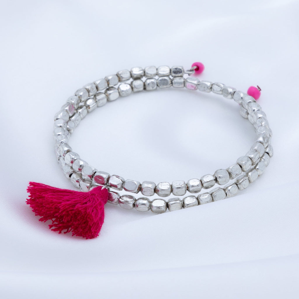 Taj Tassel Metal Bead Bracelet Bracelets - Fashion La Vie Bien Taj Tassel Metal Bead Bracelet