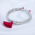 Taj Tassel Metal Bead Bracelet Bracelets - Fashion La Vie Bien Taj Tassel Metal Bead Bracelet