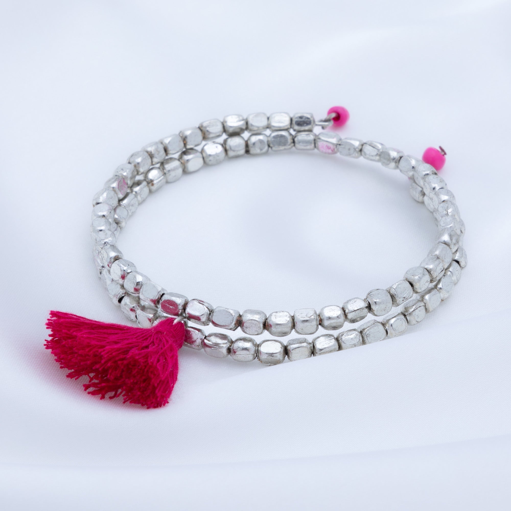 Taj Tassel Metal Bead Bracelet Bracelets - Fashion La Vie Bien Taj Tassel Metal Bead Bracelet