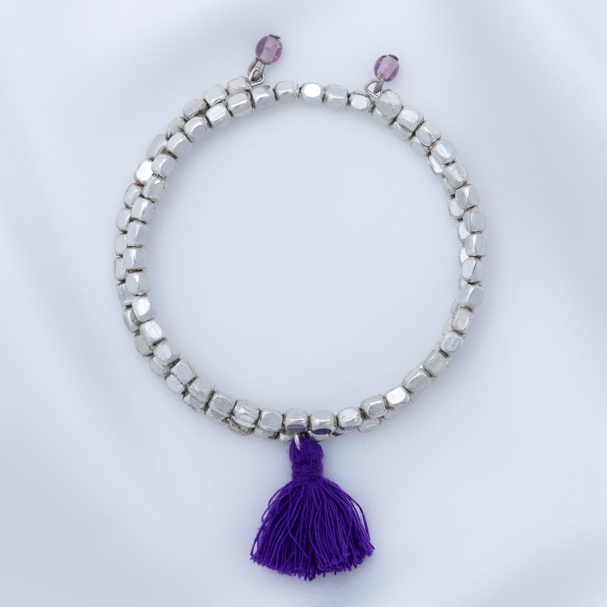 Taj Tassel Metal Bead Bracelet Bracelets - Fashion La Vie Bien Taj Tassel Metal Bead Bracelet