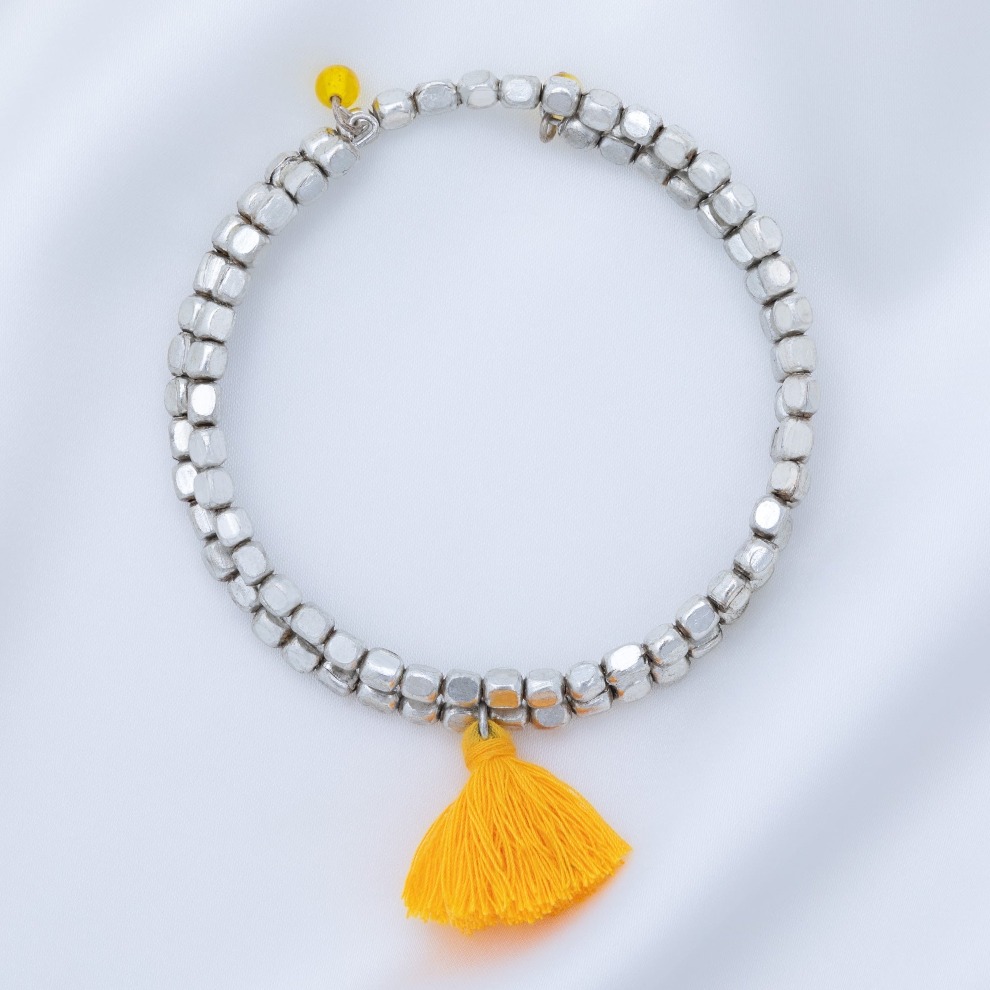 Taj Tassel Metal Bead Bracelet Bracelets - Fashion La Vie Bien Taj Tassel Metal Bead Bracelet