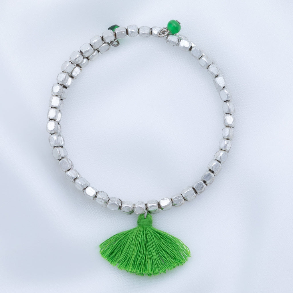 Taj Tassel Metal Bead Bracelet Bracelets - Fashion La Vie Bien Taj Tassel Metal Bead Bracelet