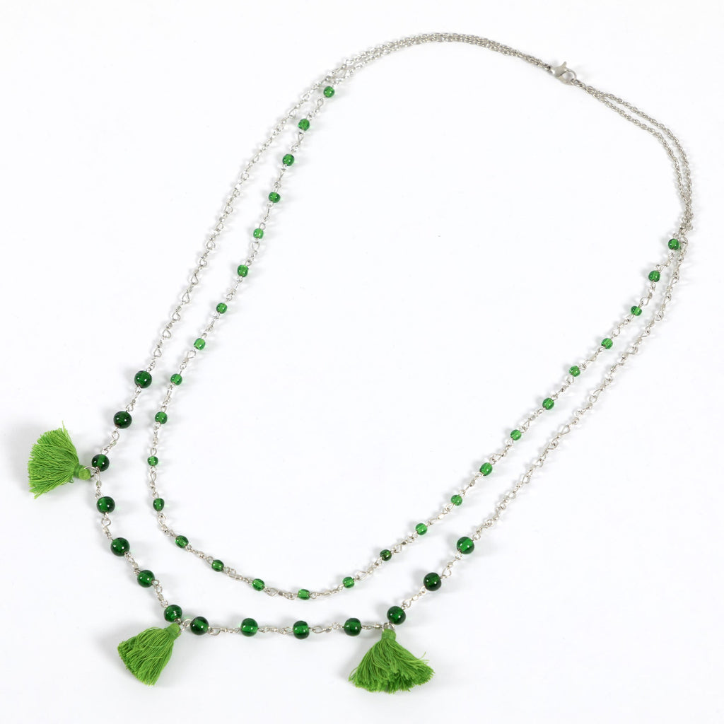 Taj Tassel Necklace Necklaces - Fashion La Vie Bien Taj Tassel Necklace
