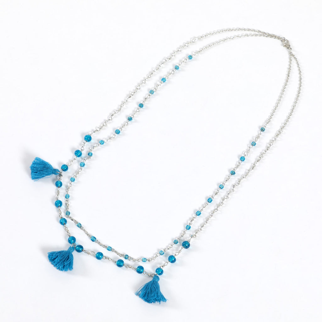 Taj Tassel Necklace Necklaces - Fashion La Vie Bien Taj Tassel Necklace