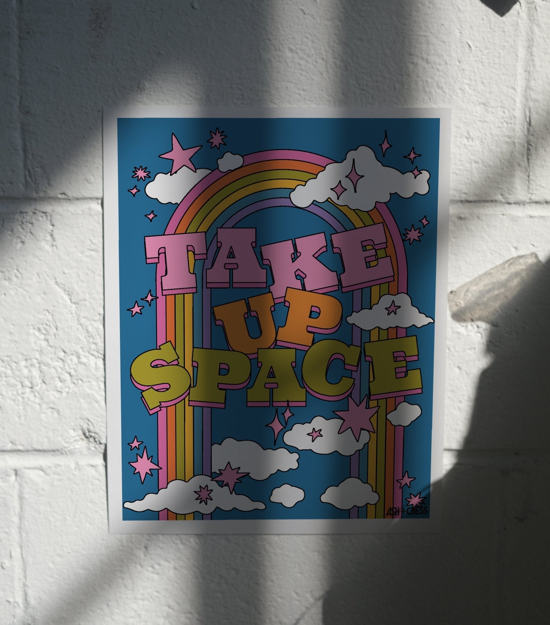Take Up Space 11x14 Art Print Art Prints La Vie Bien Take Up Space 11x14 Art Print