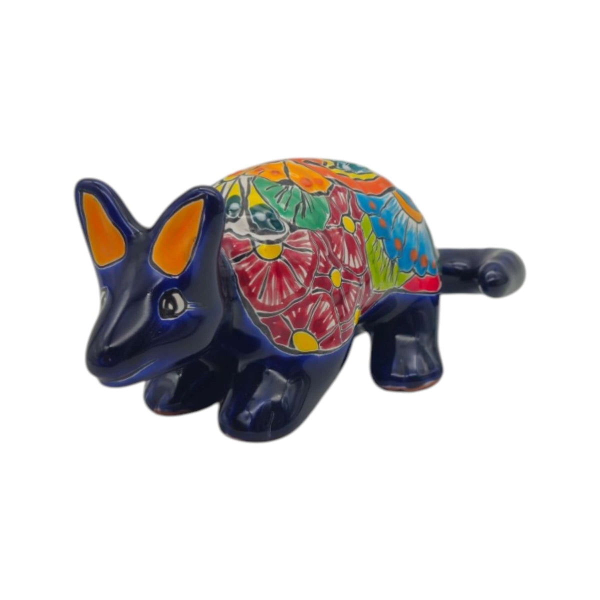 Talavera Armadillo Figurine | Hand-Painted Mexican Decor Talavera Figurine La Vie Bien Talavera Armadillo Figurine | Hand-Painted Mexican Decor